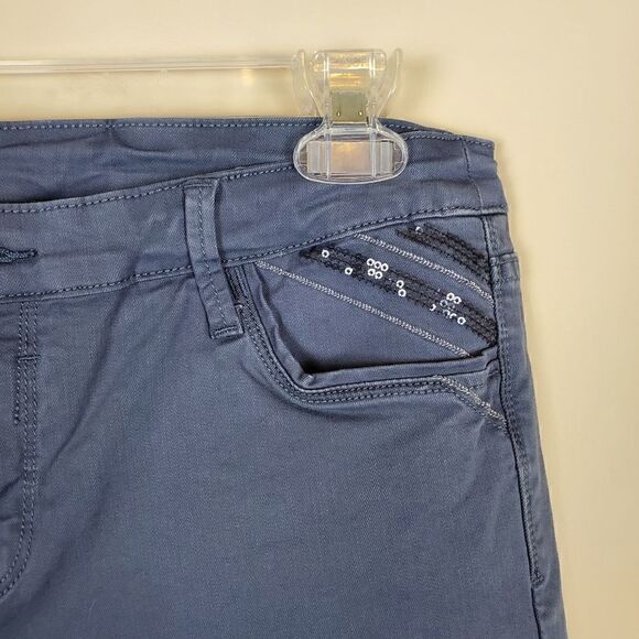 Soft Surroundings Blue Skinny Pants - Picture 4 of 9